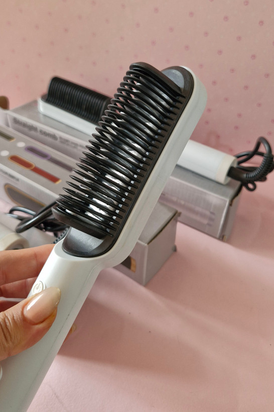 برس حرارتی اتو مو صاف کننده Straight Comb HQT-909B